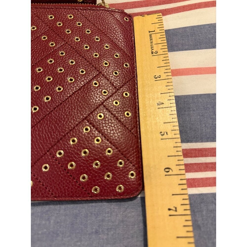 Michael Kors Women's Jet Set Zip Travel XL Mulberry Clutch NWOT - Picture 9 of 10